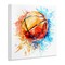 Stupell Industries Basketball Chromatic Splash Wall Plaque Art Design by LSR Design Studio